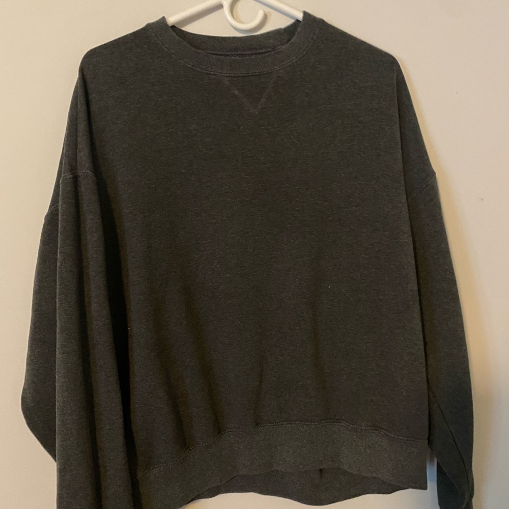 Grey oversized sweatshirt